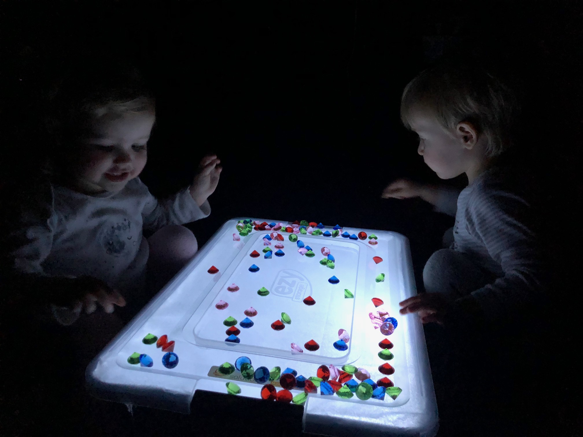 diy light table preschool