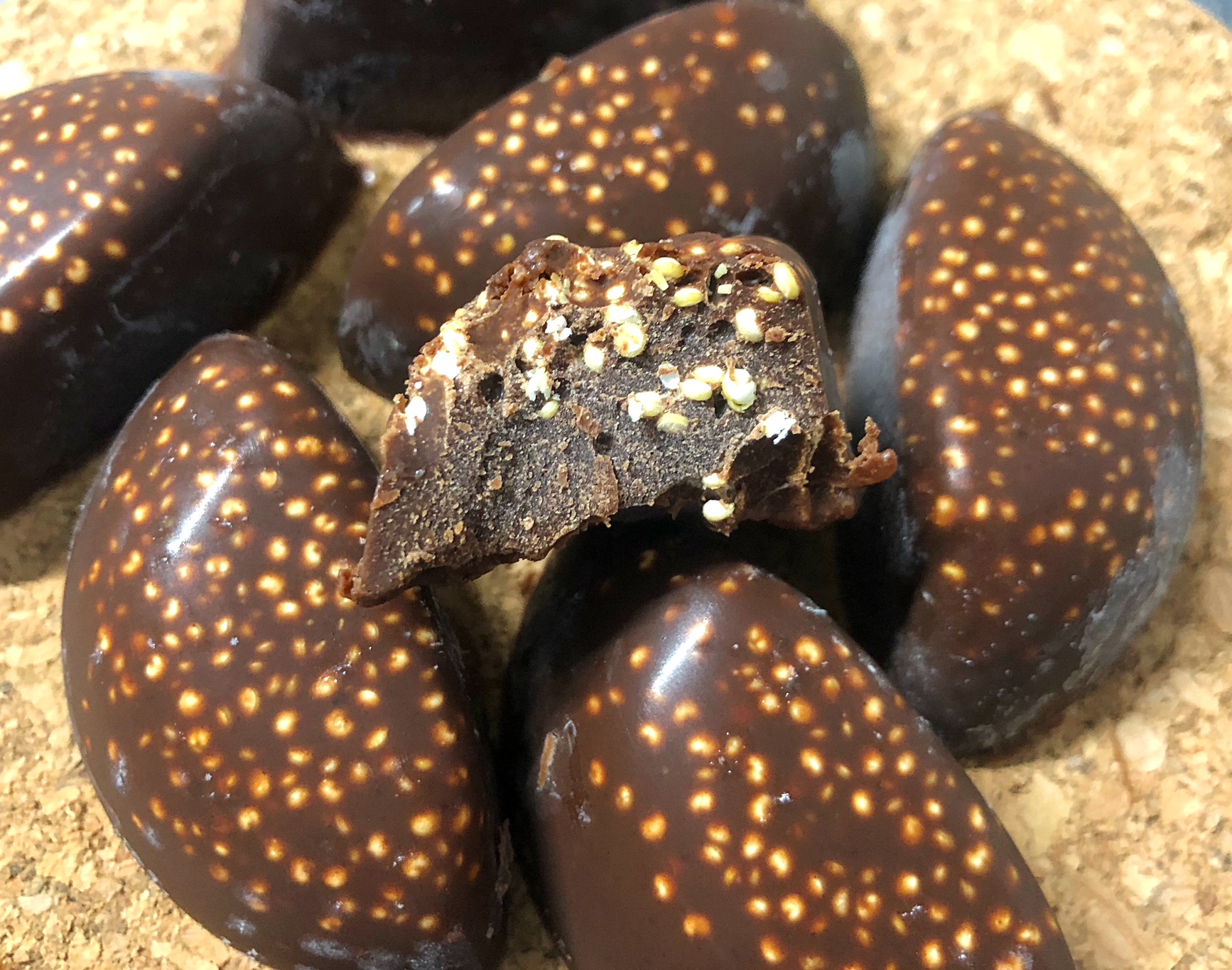 Crispy Chocolate and Peanut Butter Fat Bombs