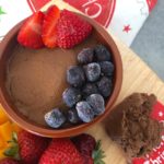Chocolate Coconut Hummus; When sweet and savoury collide and you get the perfect dip for fresh fruit or salty snacks.