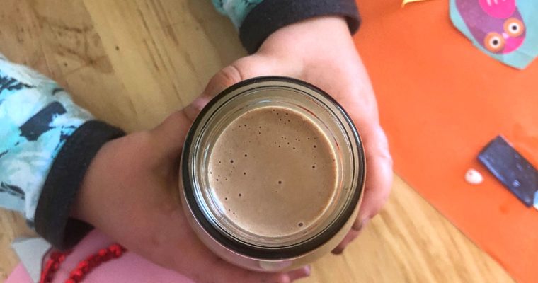 Chocolate, Peanut Butter and Tahini Smoothie