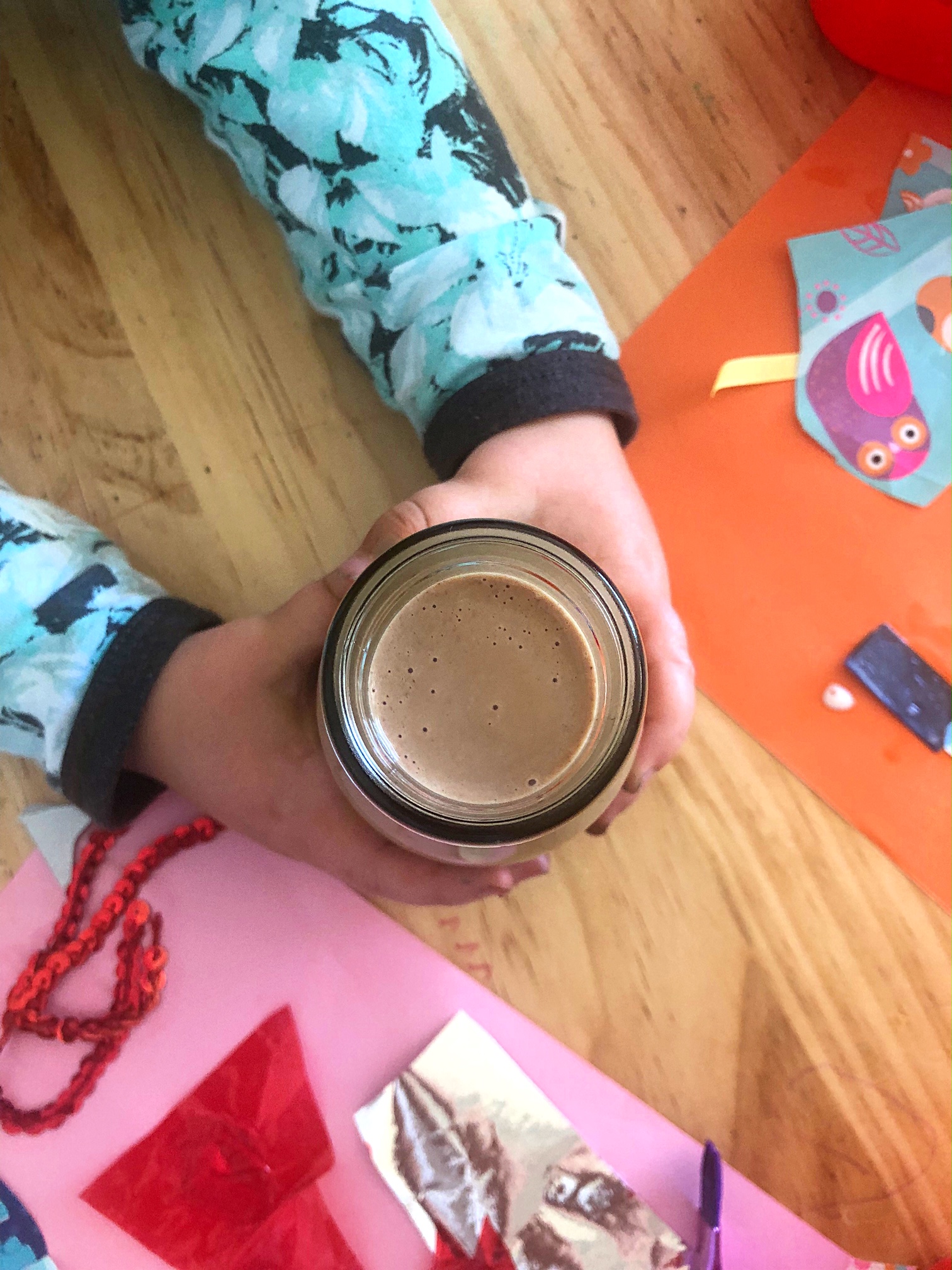 Chocolate, Peanut Butter and Tahini Smoothie