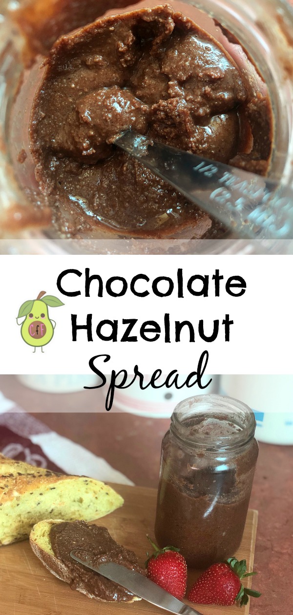 My healthier alternative to the store bought Chocolate Hazelnut spread. The kiddos go crazy for this stuff. It's definitely a staple in our house!