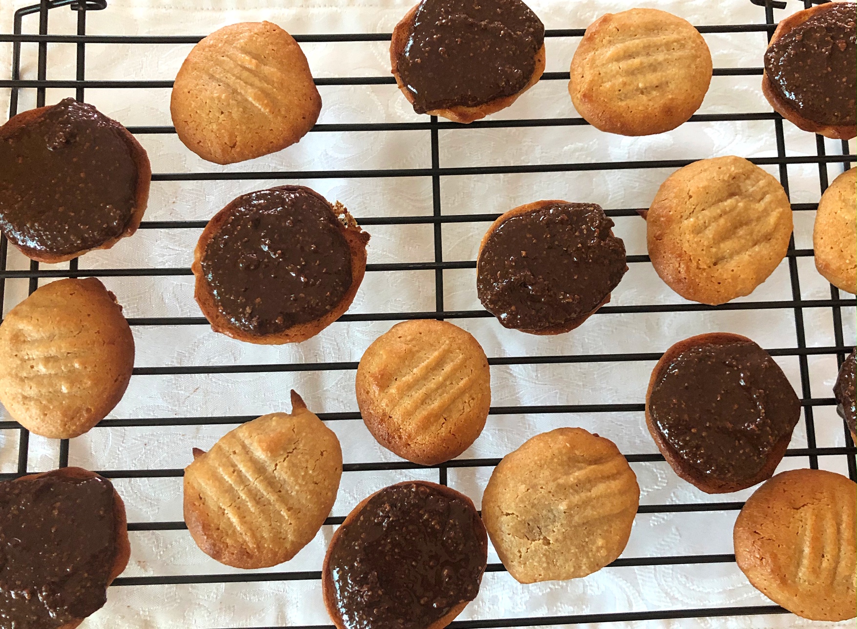 Chocolate Hazlenut Sandwich Cookies; These are the kids' new favourite Cookies to help make...and of course eat! They're absolutely delicious.