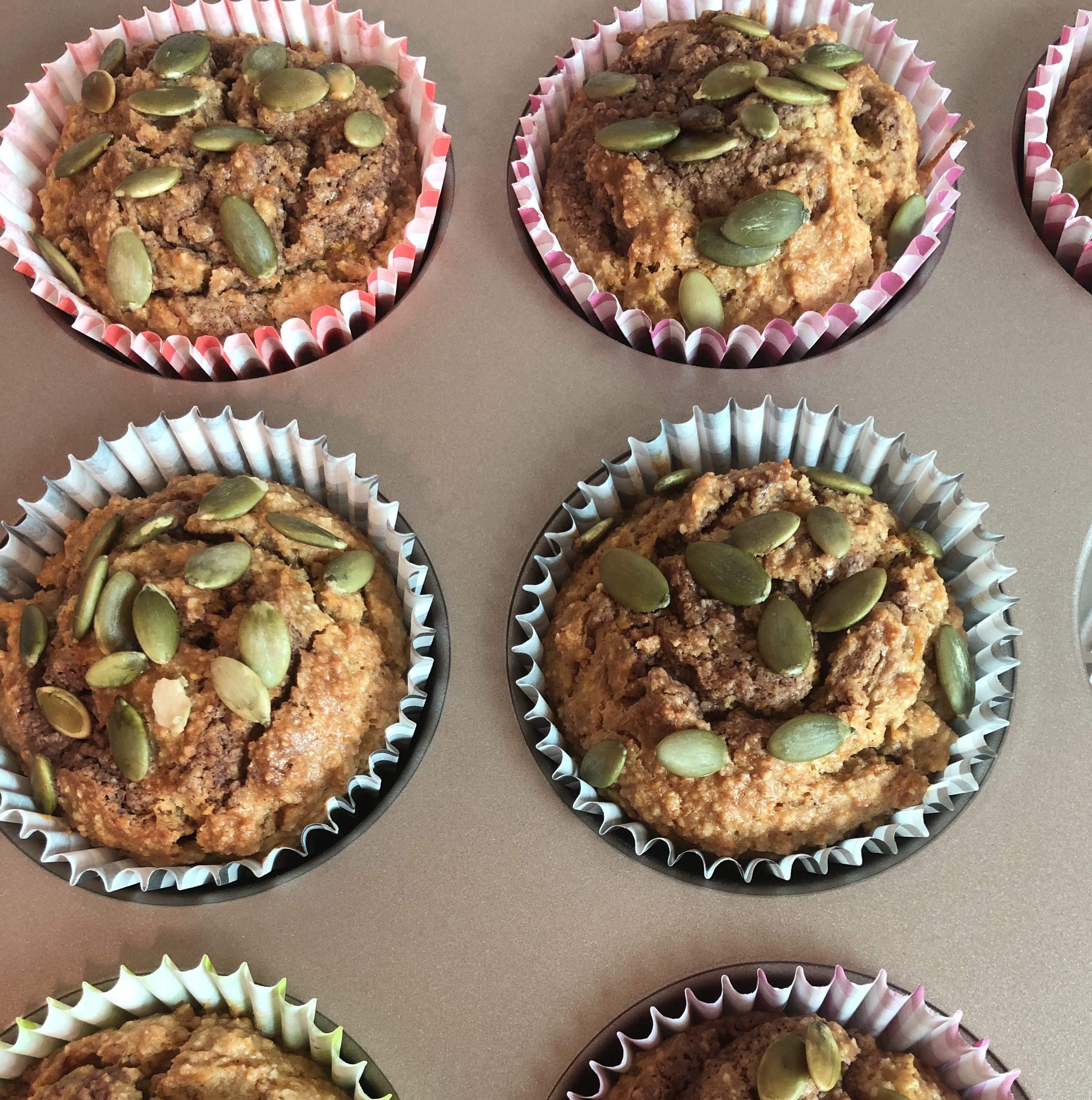 Pumpkin Muffins.  These Pumpkin Muffins are perfect for day trips with the kiddos. We’ve already made 2 batches and they are being gobbled up very quickly!